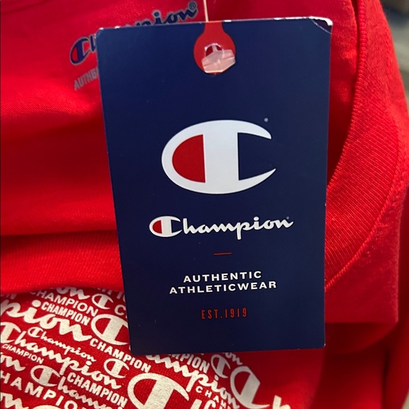 Champion Bold Red Men's Tee - Picture 4 of 4